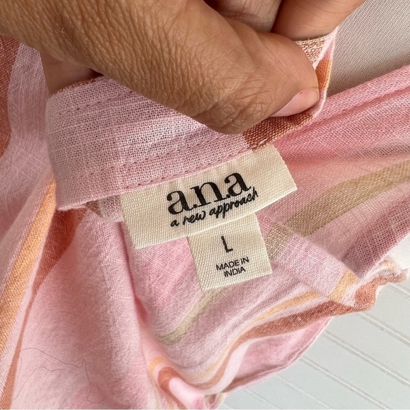 a.n.a Womens Square Neck Sleeveless Tank Top Size Large NEW - Picture 9 of 11